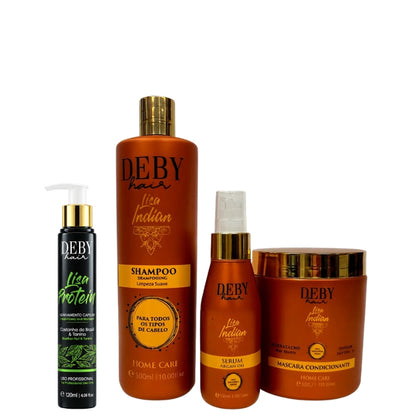 Pack Lissage au Tanin Deby Hair Lisa Protéine 120ml + Kit Sans Sulfate