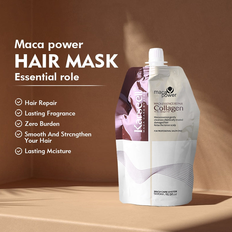 Sachet Masque Capillaire Collagène Karseell 500ml