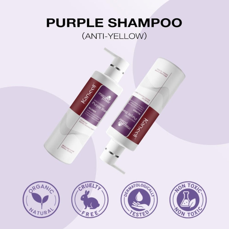 Shampoing Violet Maca Power Karseell 500ml 5