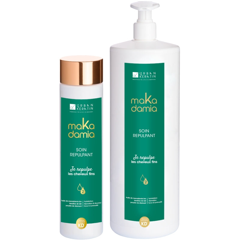 Soin Repulpant Cheveux Fins Makadamia Urban Keratin