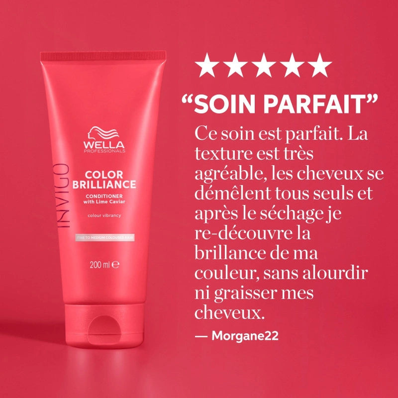 Conditionneur Couleur Cheveux Fins à Moyens Invigo Color Brilliance Wella 7