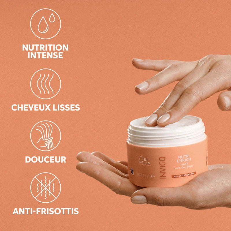 Masque Cheveux Secs Invigo Nutri-Enrich Wella 6