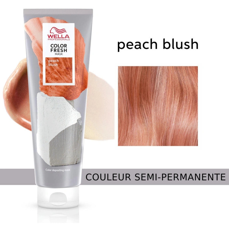 Masque Colorant Wella Color Fresh Mask peach blush 2
