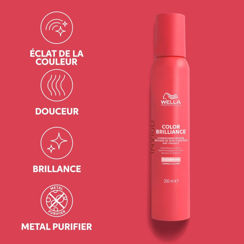 Mousse Sans Rinçage Wella Invigo Color Brilliance 200ml 2
