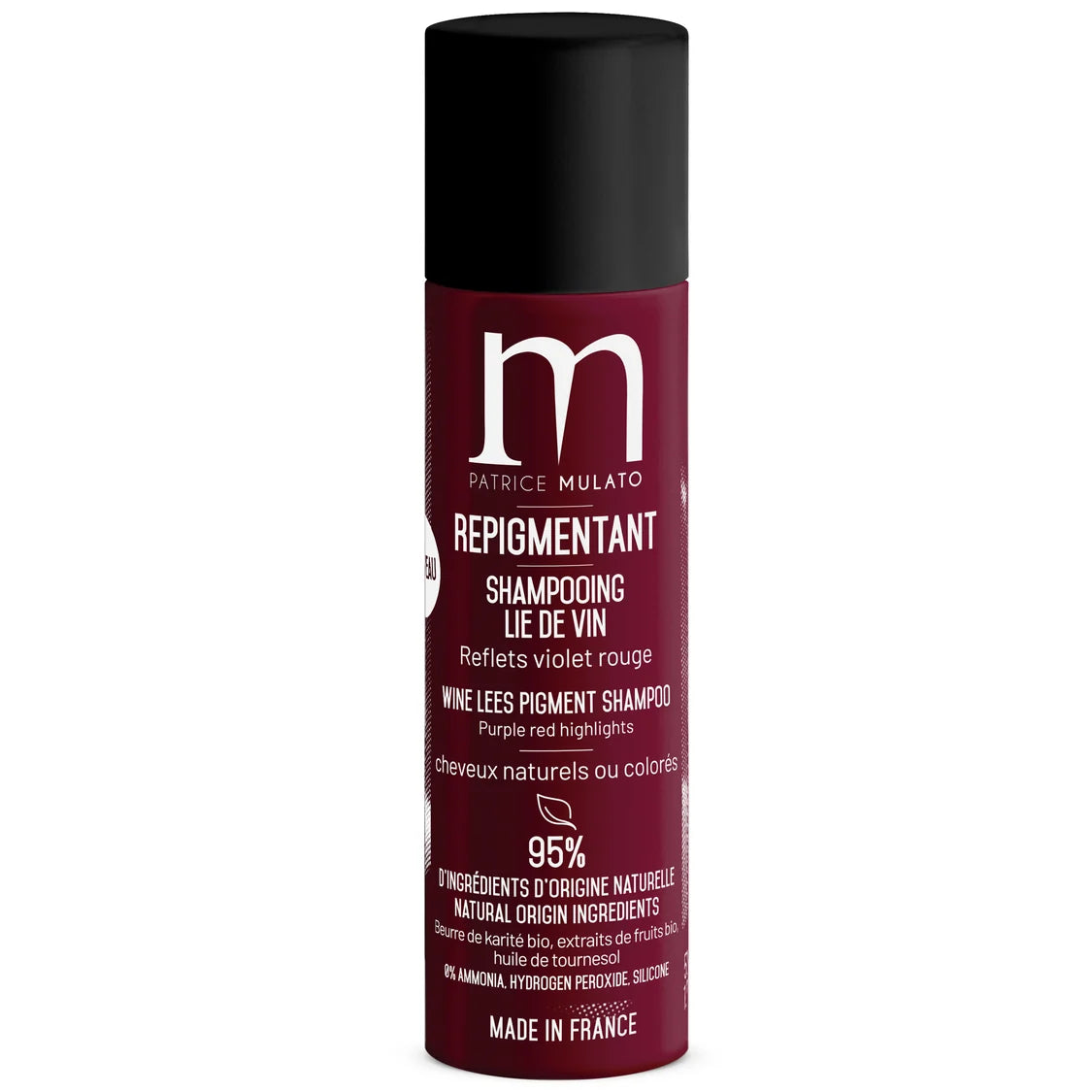 shampoing repigmentant lie de vin mulato 50ml