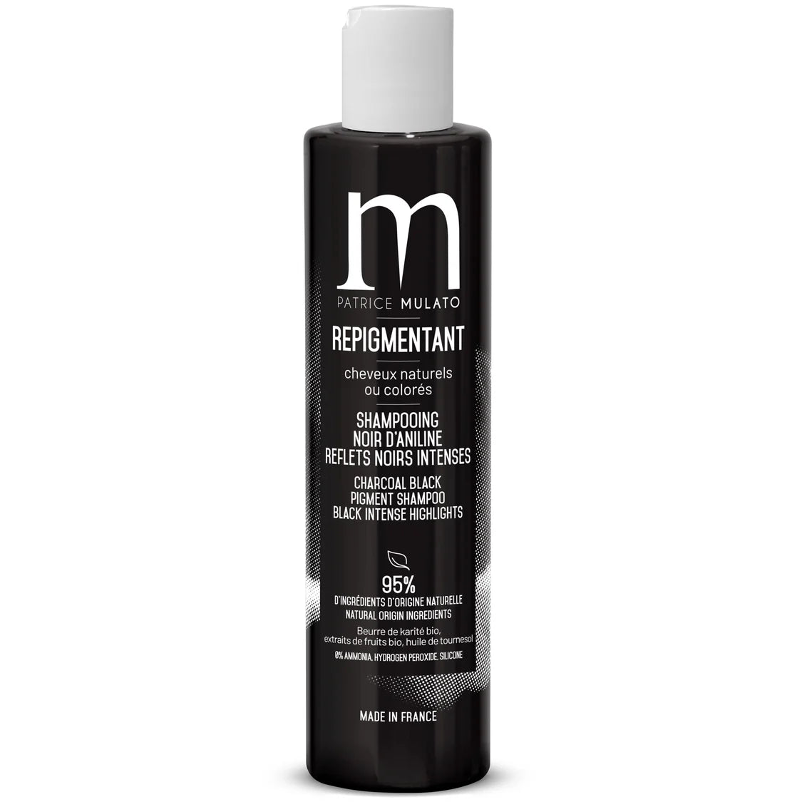 shampoing repigmentant noir d'aniline-mulato 200ml