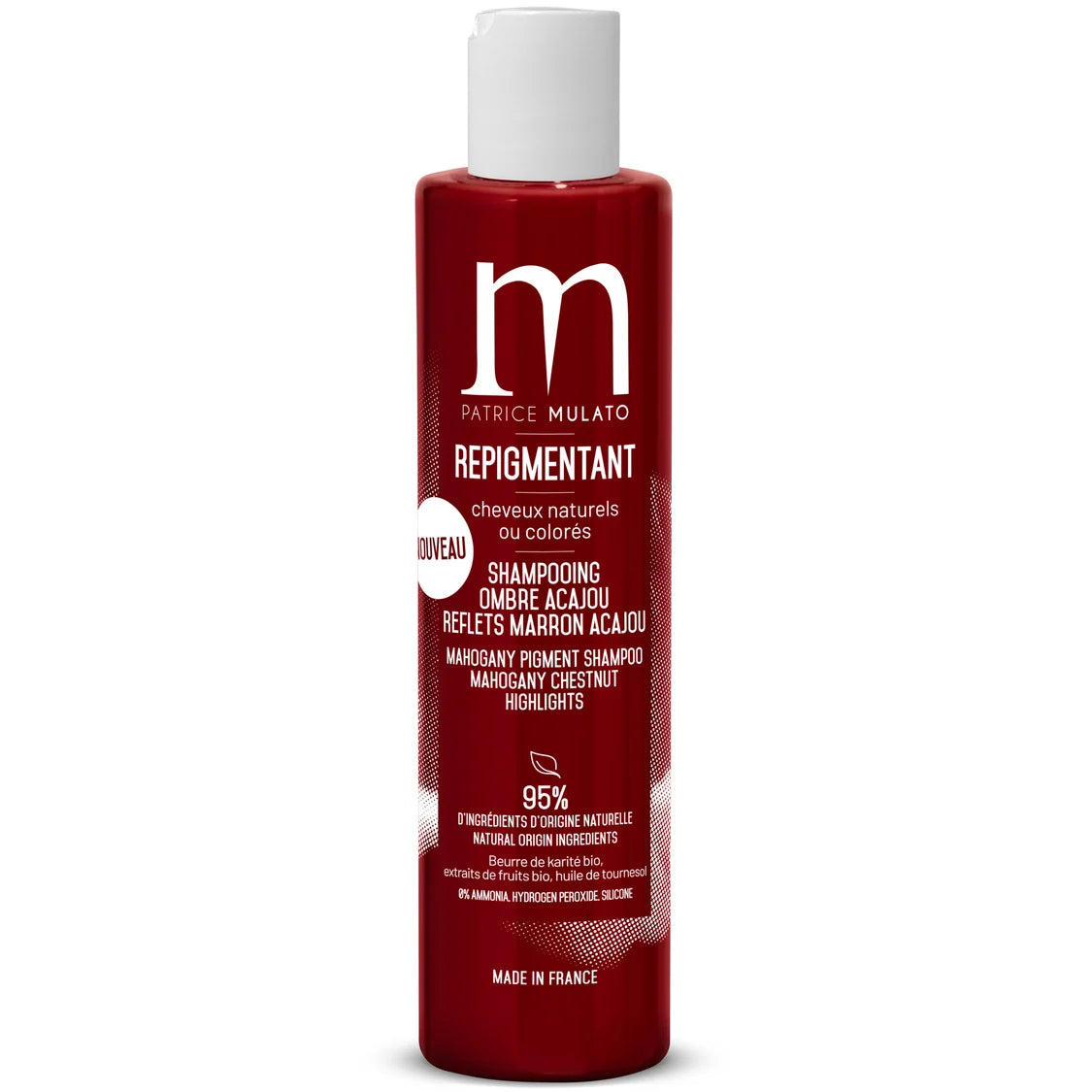 shampoing repigmentant ombre acajou-mulato 200ml