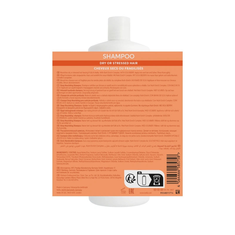 Shampooing Cheveux Secs Invigo Nutri-Enrich Wella 9