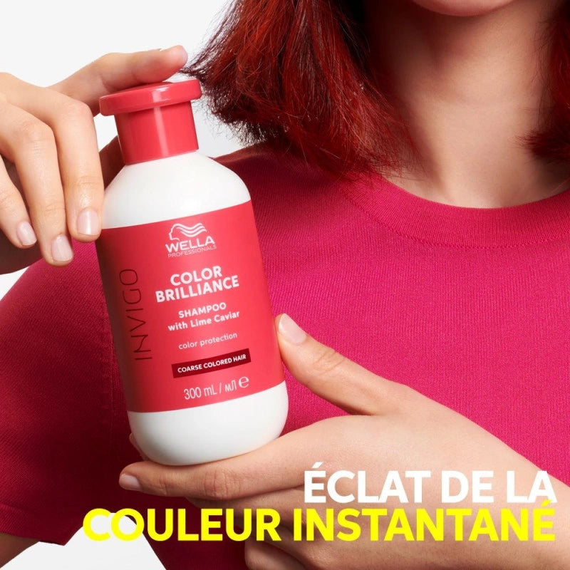 Shampooing couleur cheveux épais Invigo Color Brilliance Wella 3