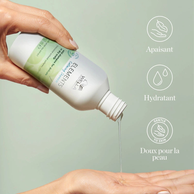 Shampooing Cuir Chevelu Sec & Sensible Elements Calming Wella 2