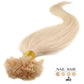 Extensions Cheveux Kératine Blond Platine