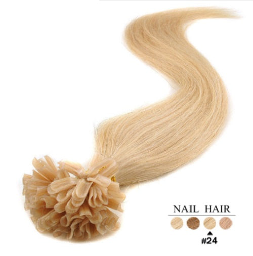 Extensions Cheveux Kératine Blond Sablé