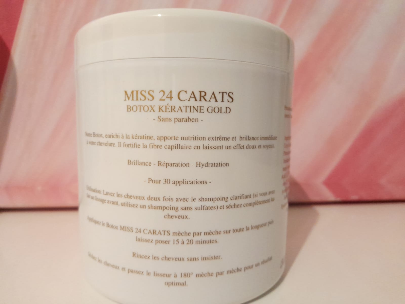1Kg  Miss 24 Carat Botox Capillaire