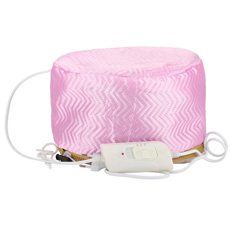 Bonnet Chauffant Accessoire Coiffure | Rose