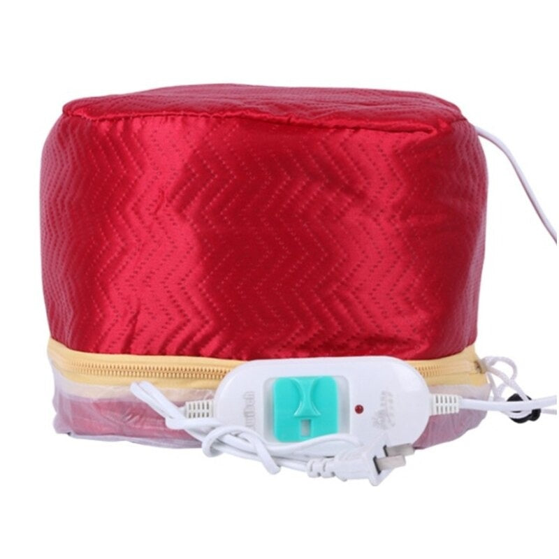 Bonnet Chauffant Accessoire Coiffure Rouge
