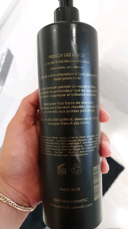 Shampoing sans sulfate French Lizz 1L