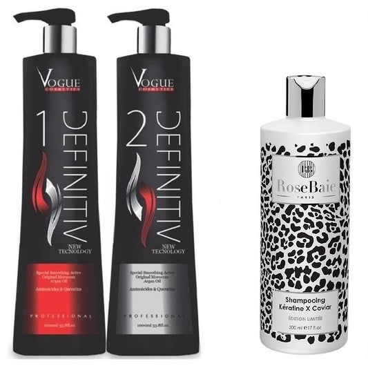 Lissage Vogue Définitiv & RoseBaie Caviar