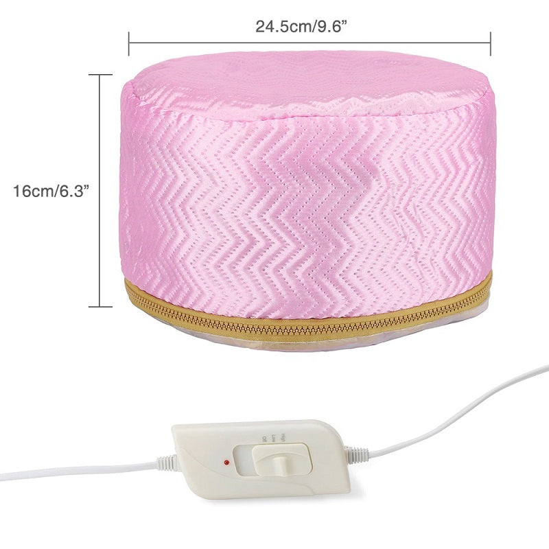 Bonnet Chauffant Accessoire Coiffure Rose